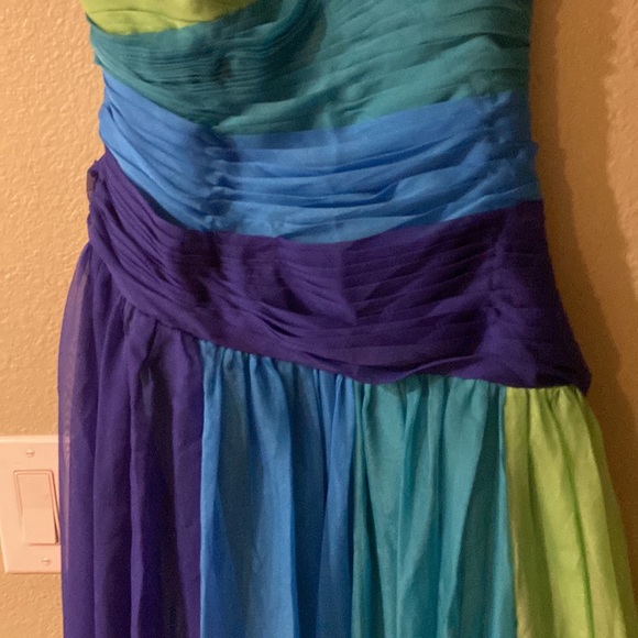 Light in the Box Thrashed Evening Dress Or UPCYCLE Project Lots of Fabric - Picture 4 of 9